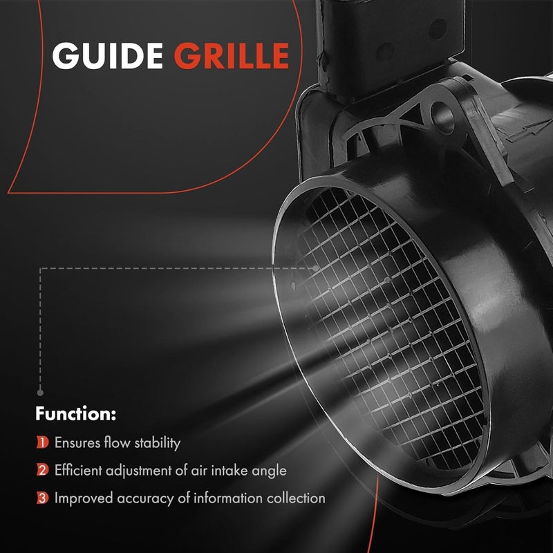 A-Premium مستشعر تدفق الهواء الشامل MAF متوافق مع هيونداي إيلانtra 2003-2010، سوناتا 2006-2008، تيبورون 2003-2008، توكسون 2005-2017 وكيا أوبتيما 2006-2009، سبورتاج، ريو، ريو5، سبيكترا، سبيكترا5 - Image 3